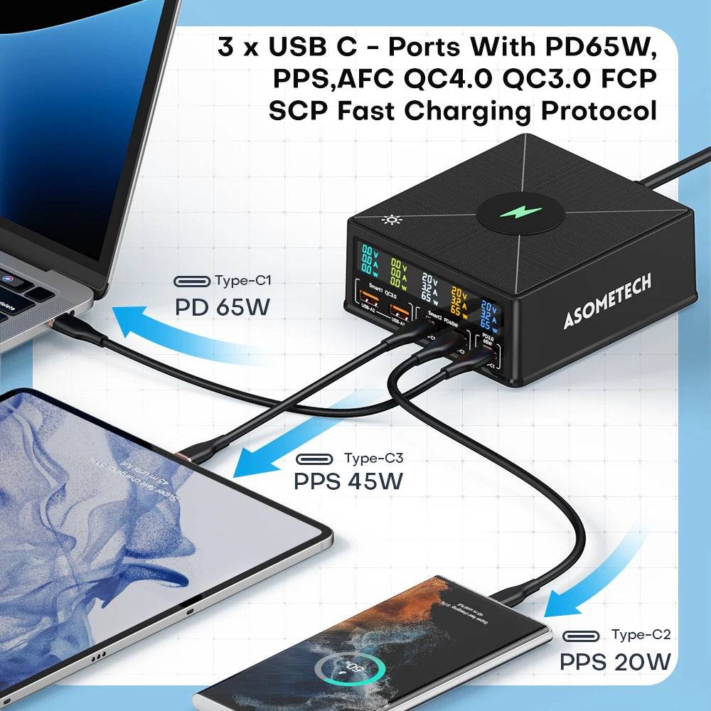 Longbliss 5-Port 160W Charging Station