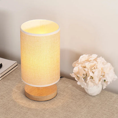 The LongBliss Glow: Wood Table Lamp & Night Light (USB)