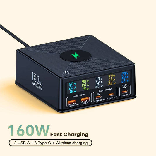 Longbliss 5-Port 160W Charging Station